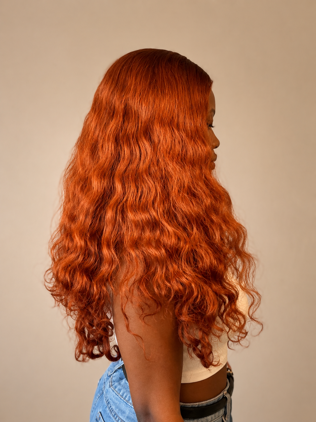 "Rusty Copper" – Pre-Bleached 6x5 HD Lace Deep Wave Custom Wig (300g Ultra-Density)
