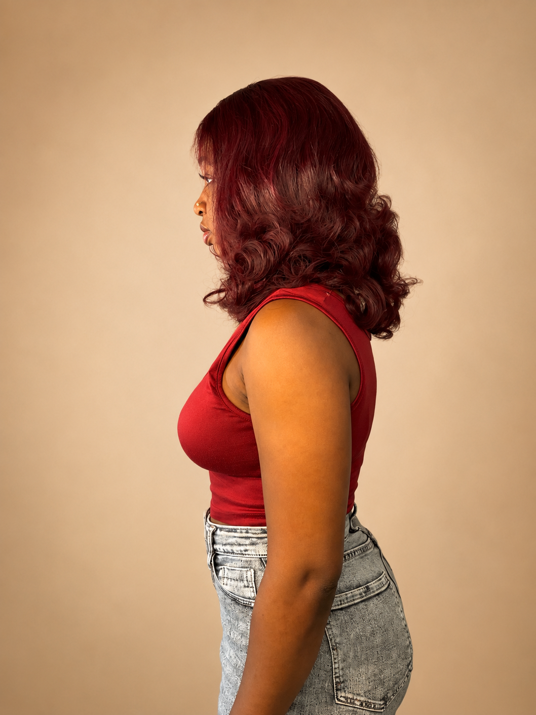 "Mulberry Flip" – Pre-Bleached 3x4 HD Lace Styled Bob Wig (200g Density)
