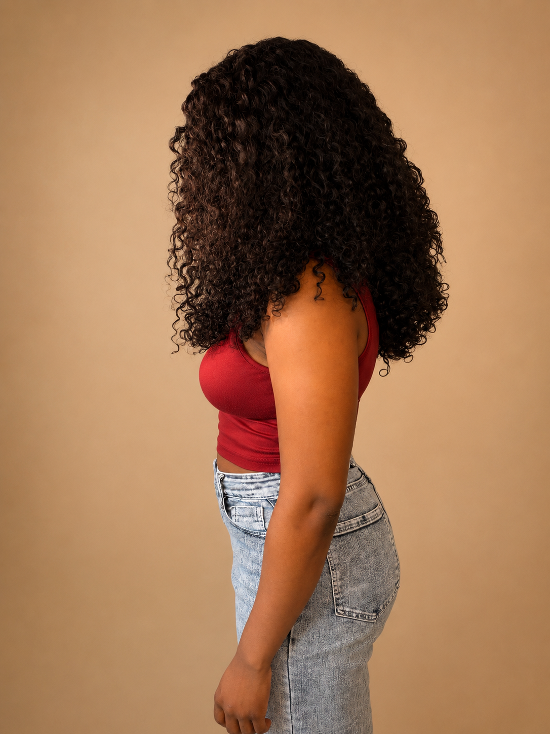 "Mandalay Bounce" – 100% Raw Burmese Curls 7x5 HD Lace Wig (300g Ultra-Density)