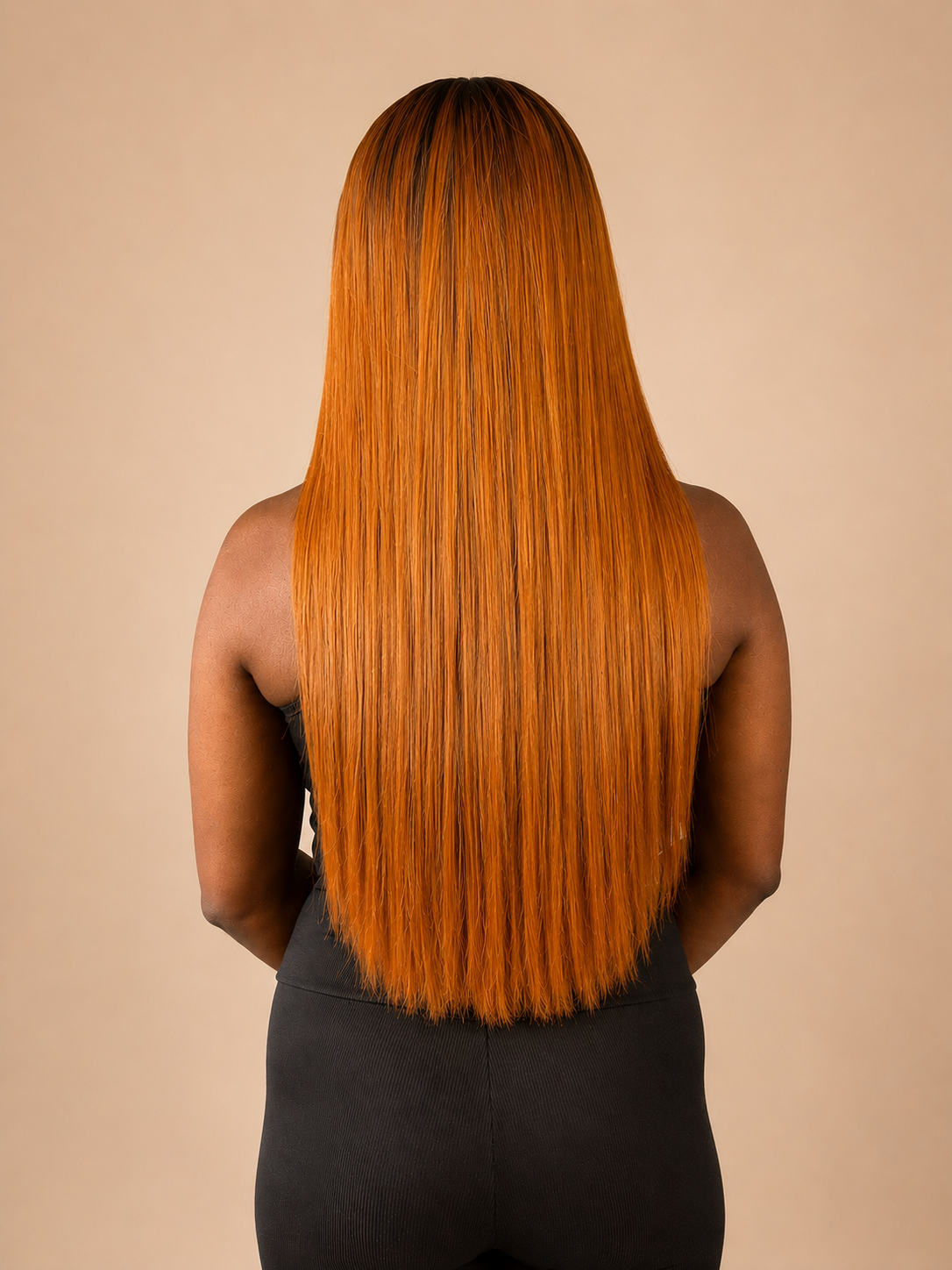 "Ginger Spice" – Pre-Bleached 5x6 HD Lace Bone Straight Custom Wig (300g Ultra-Density)