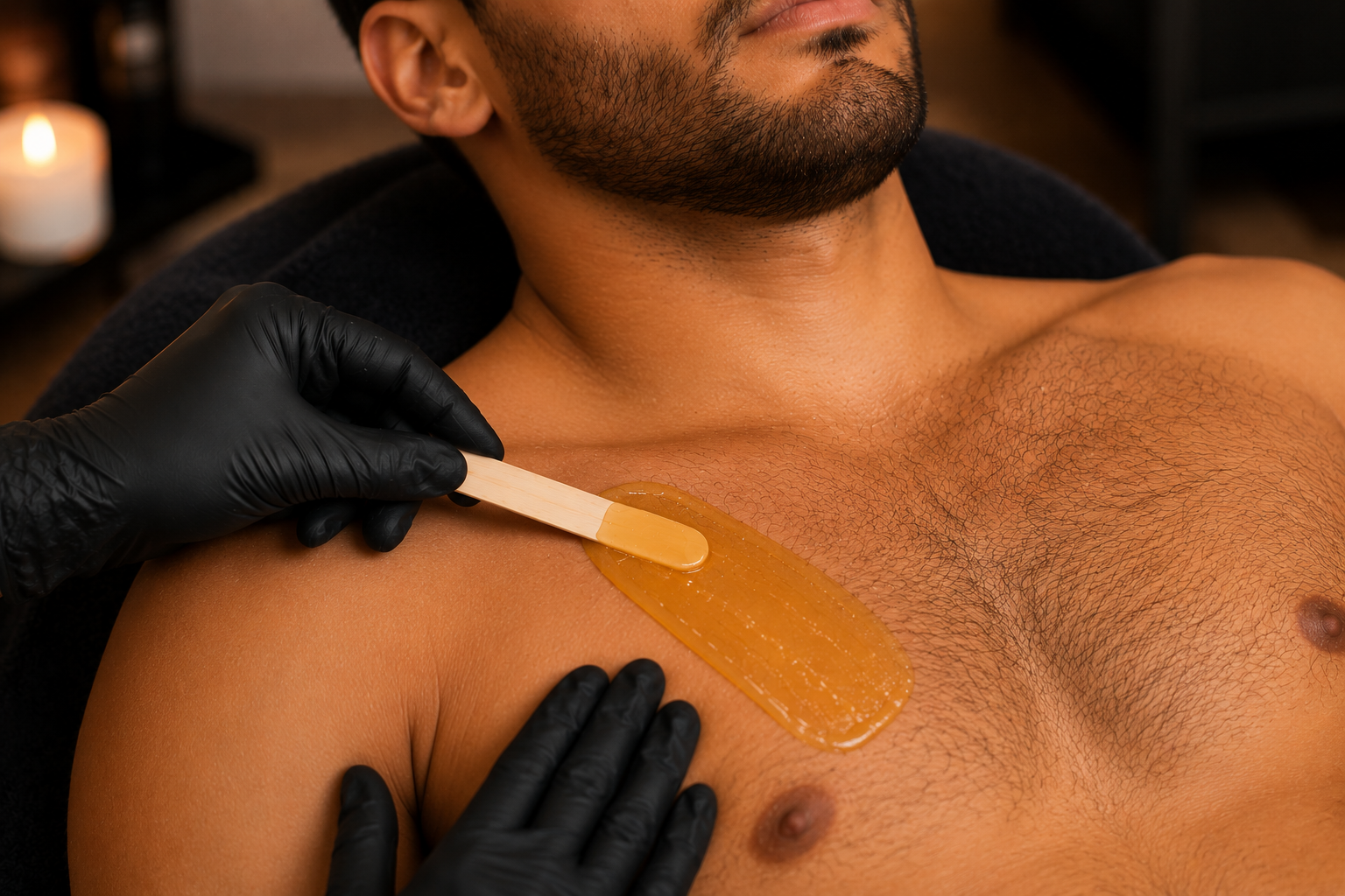 Male Chest Wax