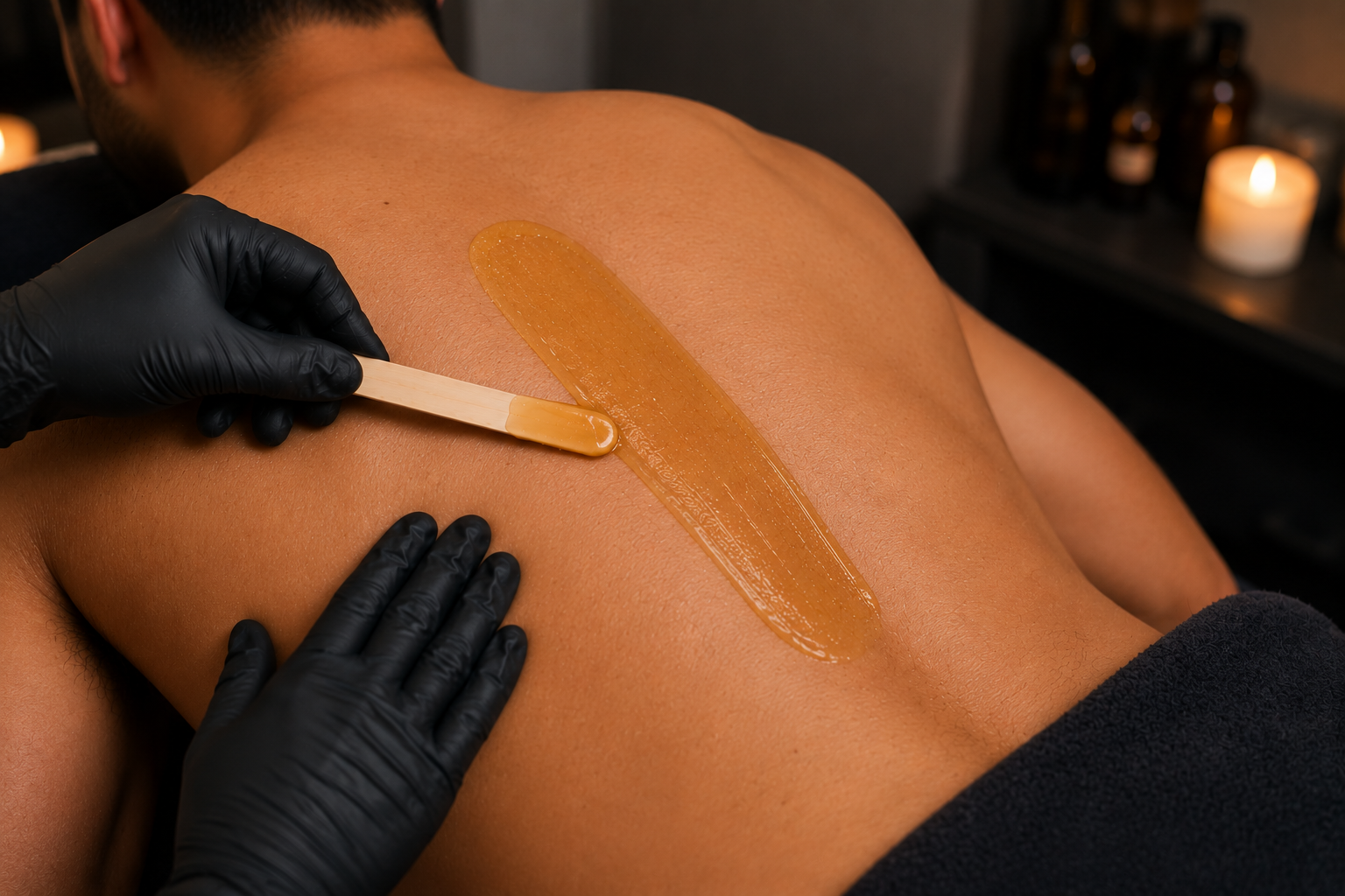 Male Back Wax