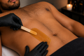 Male Stomach Wax