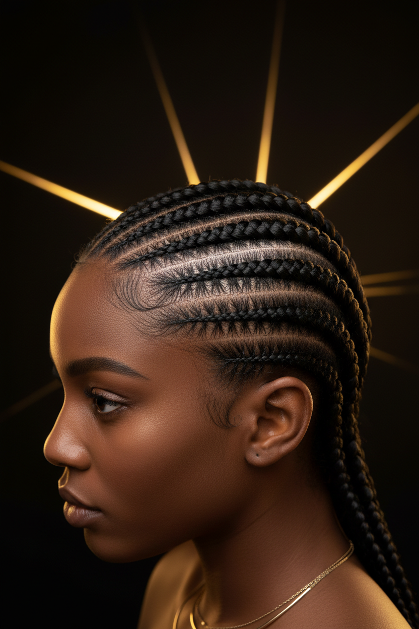 Cornrows & Ponytail Braids & Kids Braids