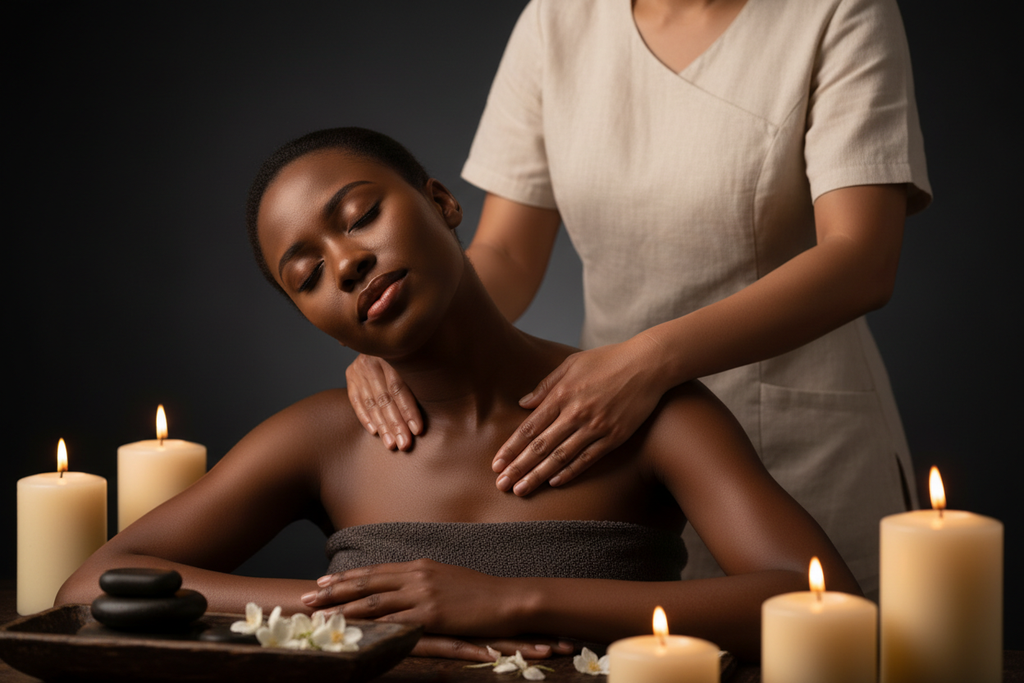Head, Neck & Shoulder Massage — Afridarcii