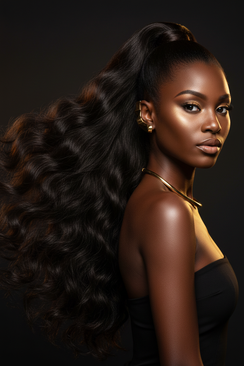 Ponytails & Sew-In